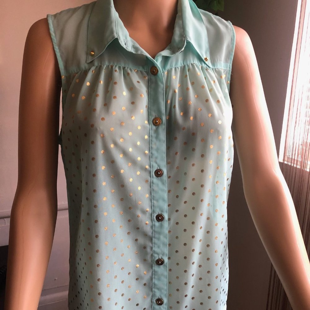 Pearl Sheer Tank Top